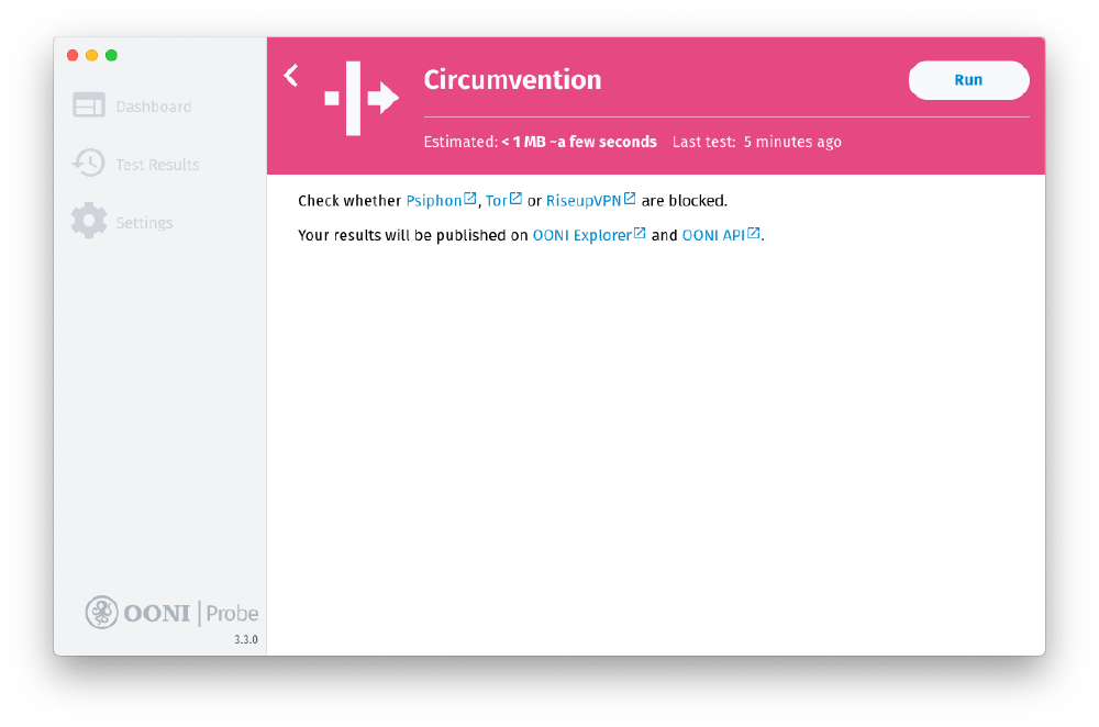 Inside Circumvention card