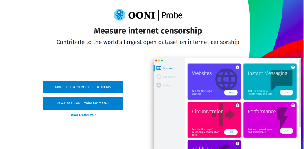 Install OONI Probe Desktop