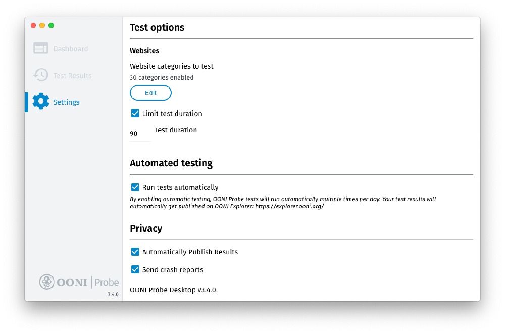 Automated testing enabled