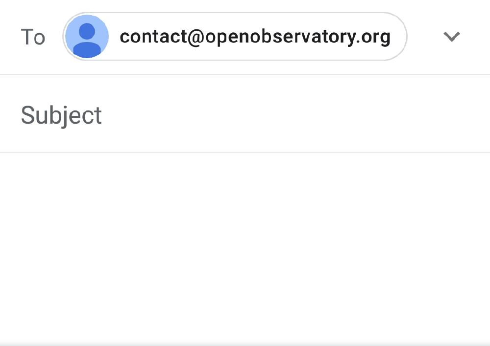 Compose email to support