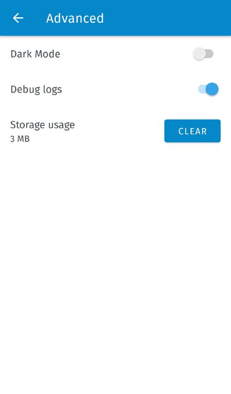 Debug logs enabled