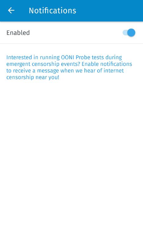 Enable notifications