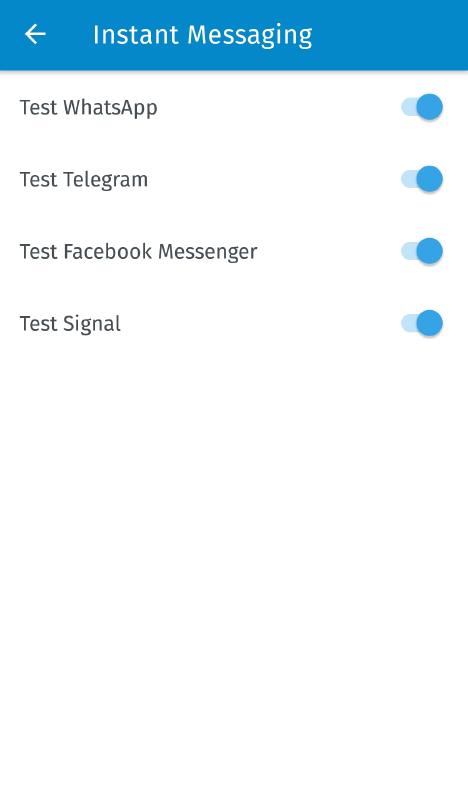 IM settings